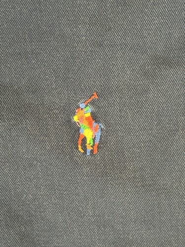 Polo Ralph Lauren Sullivan pantaloni jeans blu slim ricamati pony uomo 32x32 Geo - Foto 7 di 16