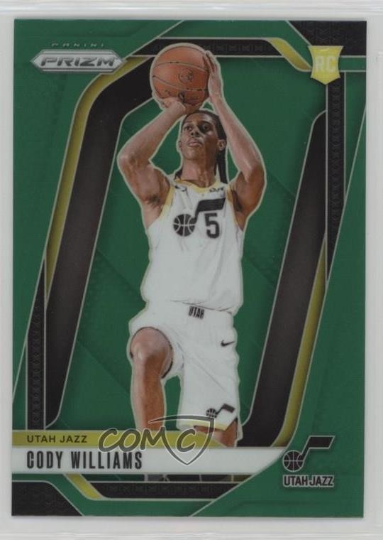 2024-25 Panini Prizm Green Prizm Cody Williams #232 4jk
