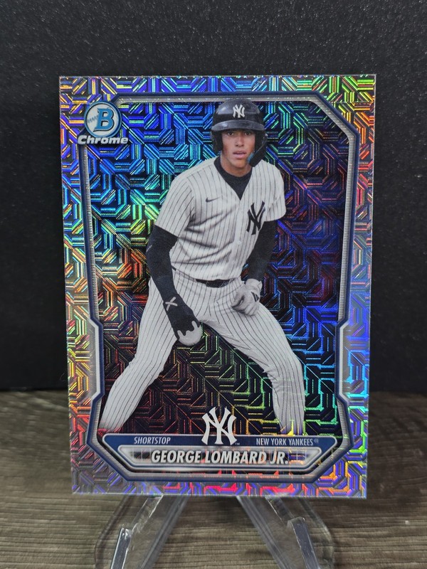 2026 Bowman #BCP-64 George Lombard Jr. Chrome Mojo Refractor New York Yankees