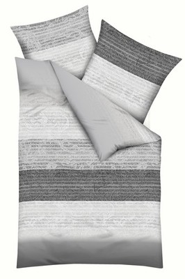 Kaeppel Bettwäsche CANDO Jersey BL 155x220 cm grau Bettbezug Bettzeug