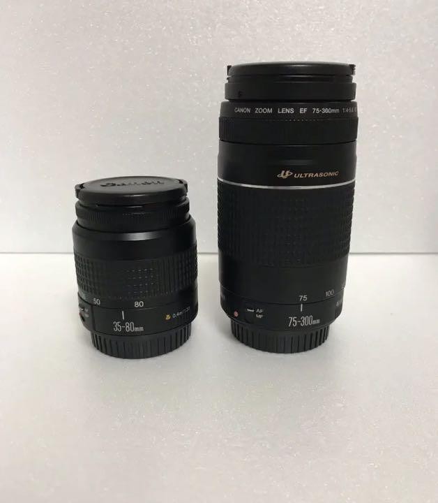 Canon EFレンズセット 35-80mm / 75-300mm Canon EF 35-80mm & EF 75-300mm Lens Set, Excellent Condition
