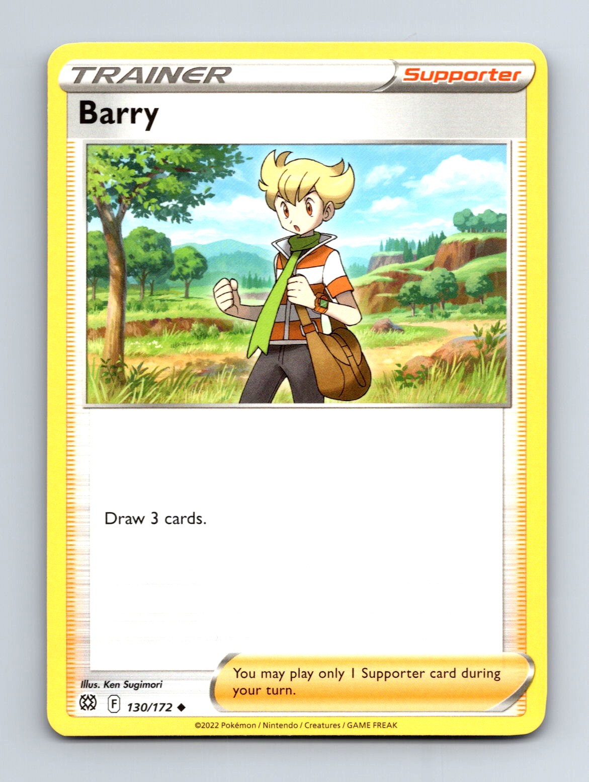 Barry 130/172 Uncommon Brilliant Stars Pokemon Near Mint