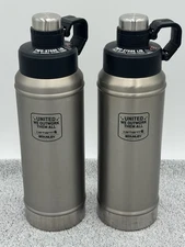 (2) Carhartt x Stanley Classic Vacuum Water Bottles 36oz Stainless Two-Stage Lid