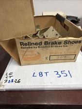 Bendix Relined Drum Brake Shoes R362 Vintage Old Stock