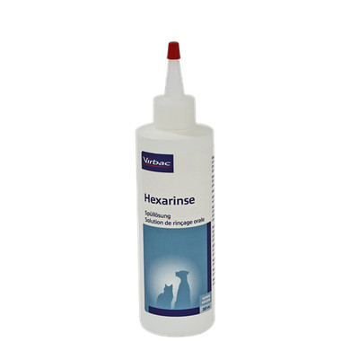 Virbac Hexarinse Spüllösung 237 ml | Hunde | Katzen | Zahnhygiene | Zahnfleisch