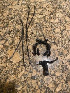 Vintage 90’s BMX GT Dyno Tektro V Brake Rear Center Pull Mid School Racing Black