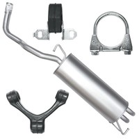 EndschalldäMpfer Auspuff Endtopf FüR Volkswagen VW Golf 4 IV 1.6 1.9 SchräGheck