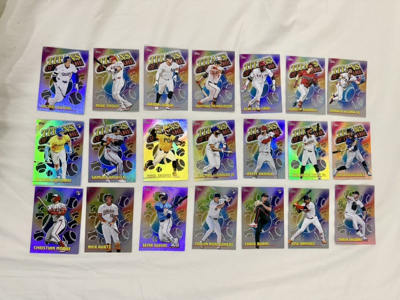 2026 Topps - Titans Of The Game Insert Set (34) - Ohtani, Murakami RC