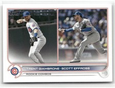 2022 topps Update Series - Rookie Combos Trent Giambrone / Scott Effross #US283