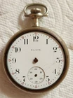 Antique 1912 Elgin Grade 291 7J 16S Pocket Watch For Parts Or Repair