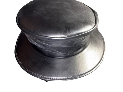 Absolute Vibe Black Top Hat Victorian Steampunk Wide Brim Adjustable One Size