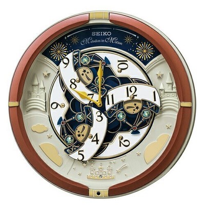 Seiko RE601B Wall Clock 52 Melody in Motion Analog New from Japan