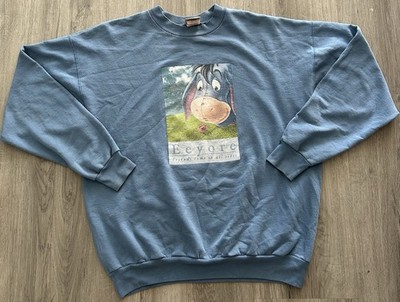 Vintage Disney Eeyore crewneck sweatshirt in blue and white