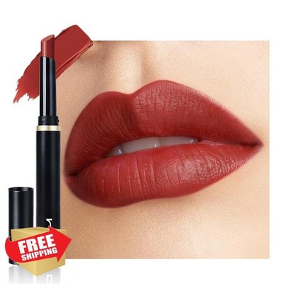 evpct Dark Red Matte Lipstick Long Lasting Waterproof 876#