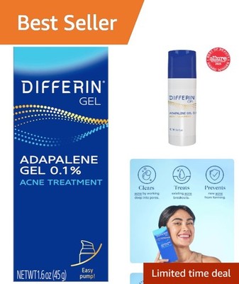 Acne Treatment Gel, 90 Day Supply, Retinoid Treatment for Face with 0.1% Adap...