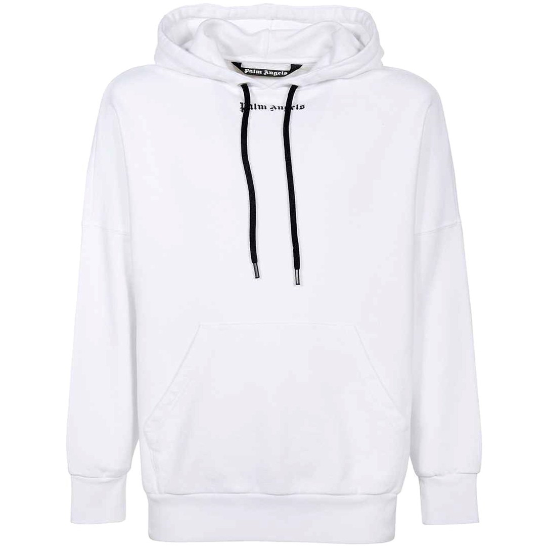 Palm Angels Classic Logo White Oversized Hoodie 85890₽