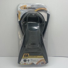 U.S. Divers Aqua Lung Swimming Fins Snorkeling Black Fitness Men MED 6.5-9.5 NEW