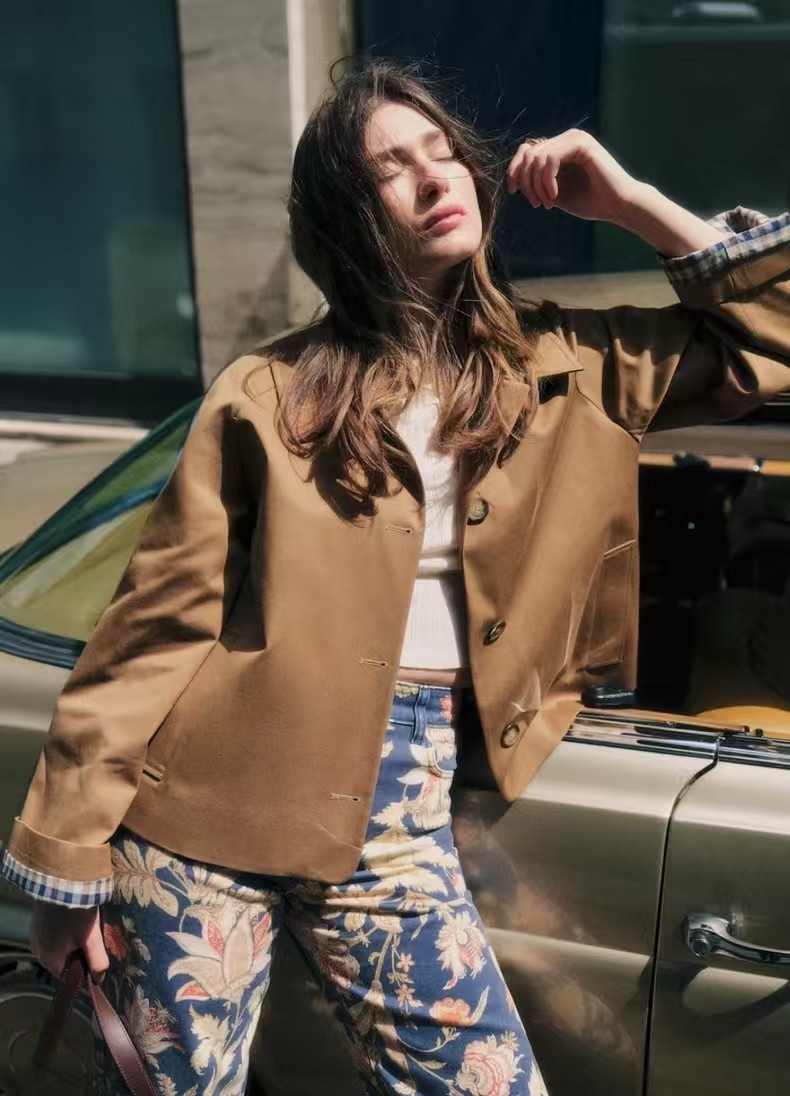 Sezane Bobby Jacket Light Beige | eBay