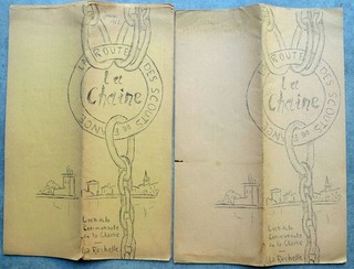 SCOUTS de LA ROCHELLE (17) BULLETINS 1962 "LA CHAÎNE"
