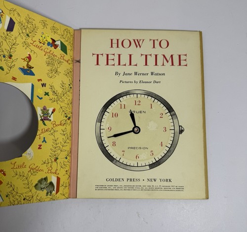 A Little Golden Activity Book "How to Tell Time” 1st Edition 1957 22-48 - Picture 3 of 7