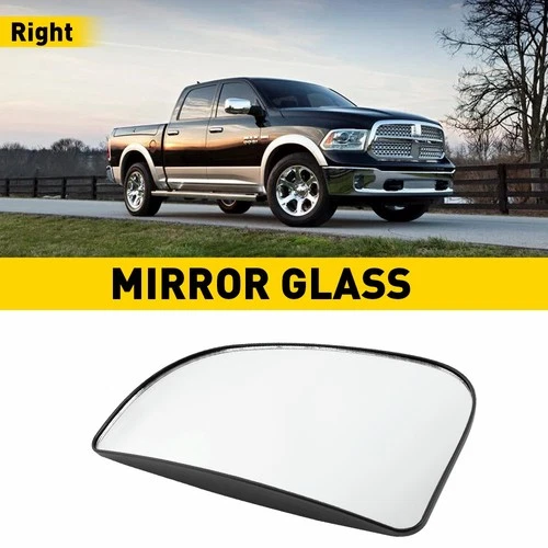 Tow Mirror Right Glass Passenger Outer Convex For Dodge Ram 1500 2500 3500 4500