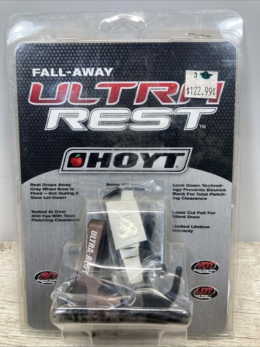 Hoyt Archery QAD Ultra Rest Fall-Away Compound Bow Arrow LEFT Hand Brown 924803