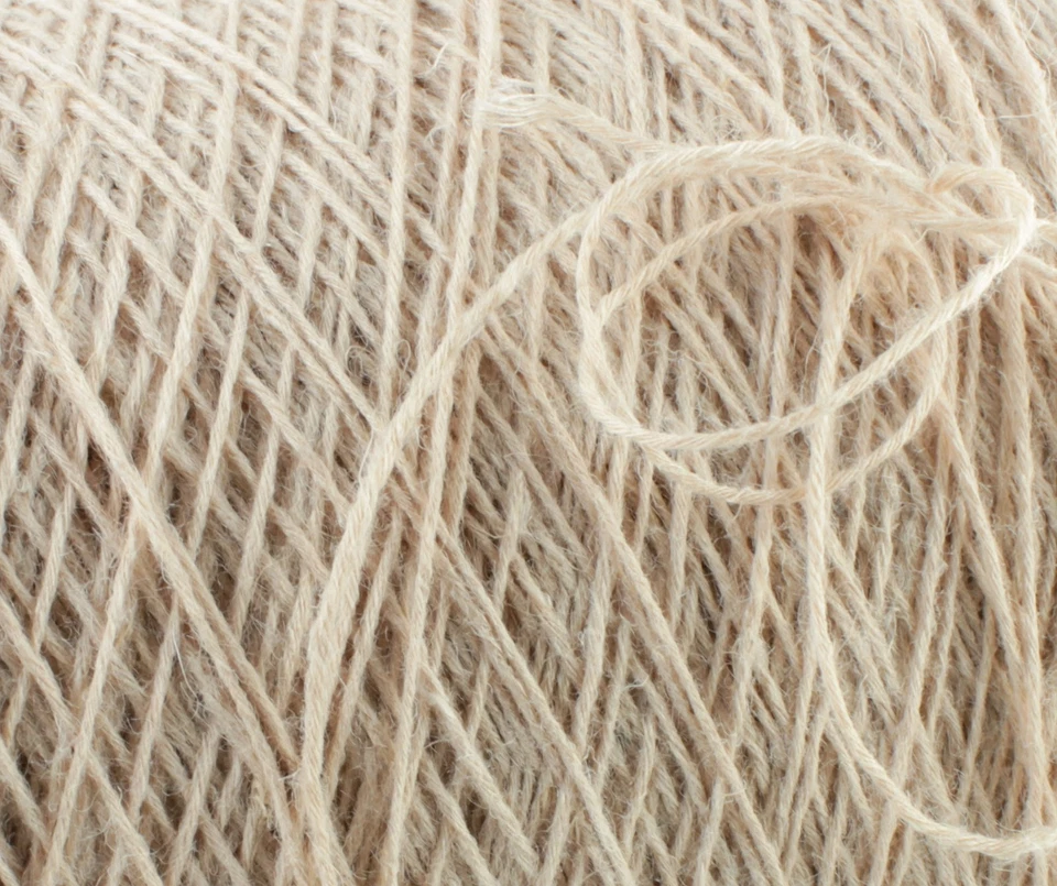 110€/kg 100g CANAPA SETA 4000 Italien beige 60% Hanf 40% Seide 400 m/100g - Bild 2 von 2