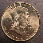 1950 D Franklin Half Dollar 50C Uncirculated