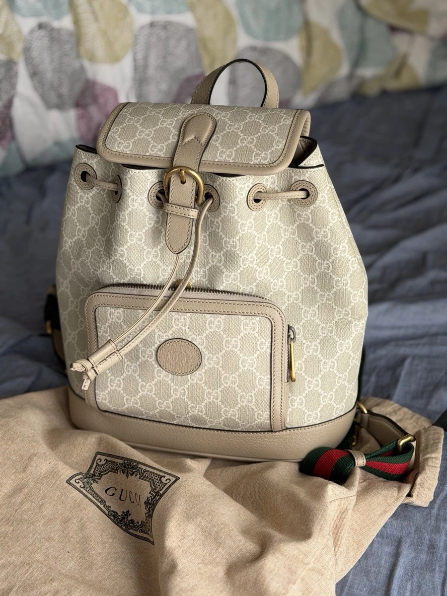 Gucci Backpack White Bags & Handbags for Women for sale | eBay
