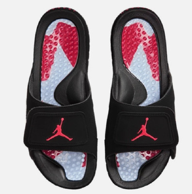   Nike Air Jordan DM0979 009 Hydro VI Men's Sandal Black/Infrared 23 Size 7-15