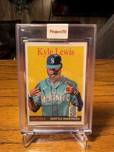 2021 Topps Project 70 - Topps Baseball Kyle Lewis Artist Proof Silver Frame /51