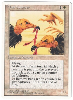 Magic: The Gathering (MTG 4th Edition) 1995 - Osai Vultures