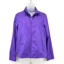 Lauren Active Ralph Lauren Jacket Womens S Purple Crest Full Zip Running Gym