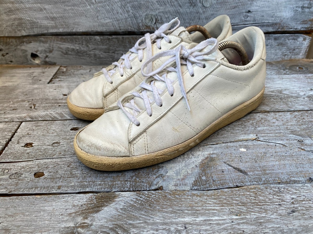 Vintage 80's nike pointure wimbledon white low-top sneakers sz 7.5 Vintage 80's nike pointure wimbledon white low-top sneakers sz 7.5