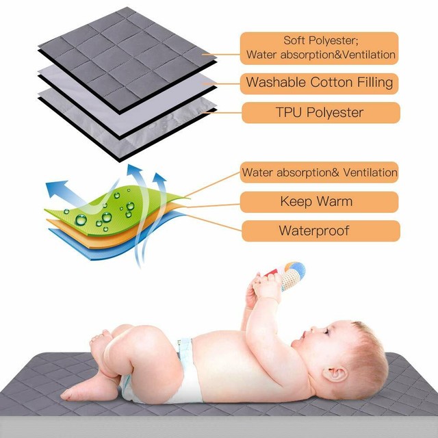 KEAFOLS Coprimaterasso Impermeabile 50x90 cm/ 60x120 cm/ 70x140 cm Proteggi Materasso Traspirante Culla Coprimaterasso di Lenzuolo Culla Lettino e Proteggi Materasso KEAFOLS Coprimaterasso Impermeabile 50x90 cm/ 60x120 cm/ 70x140 cm Proteggi Materasso Traspirante Culla Coprimaterasso di Lenzuolo Culla Lettino e Proteggi Materasso