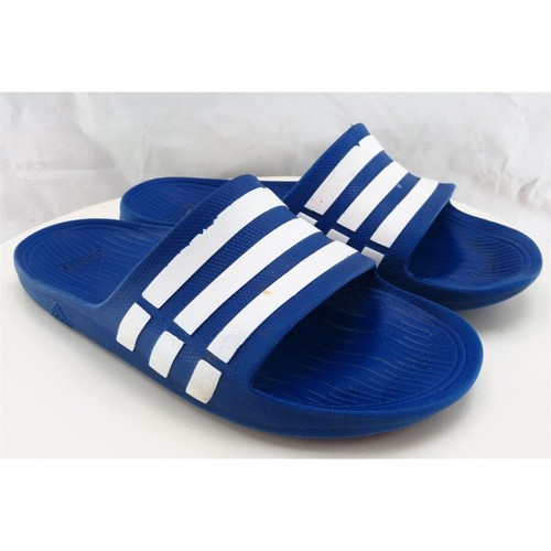 adidas Size 8 M Blue Slide Synthetic Men Shoes - Imagen 3 de 9