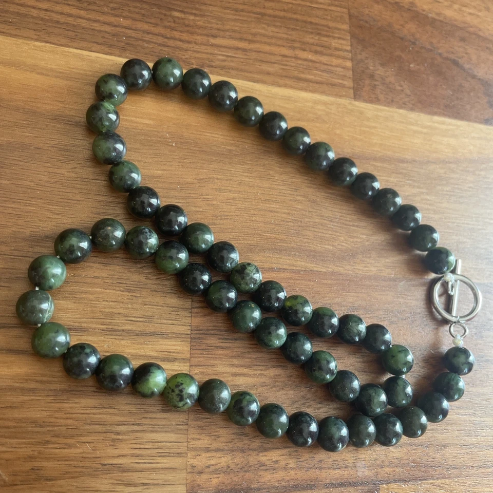 Jasper Jade Handmade Beaded Necklace - Изображение 3 из 4