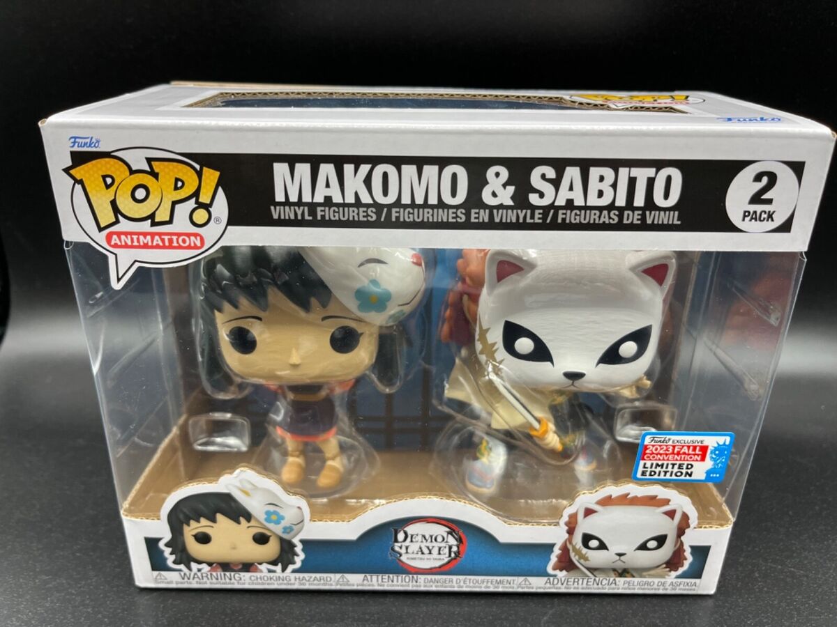 View the Demon Slayer 2-pack Pop! Makomo & Pop! Sabito as though you're  seated in VIP! What is your favorite detail of this NYCC 2023…