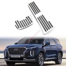 Accelerator Gas Pedal Brake Pedal Alloy Non-Slip Cover For Hyundai Palisade 20+
