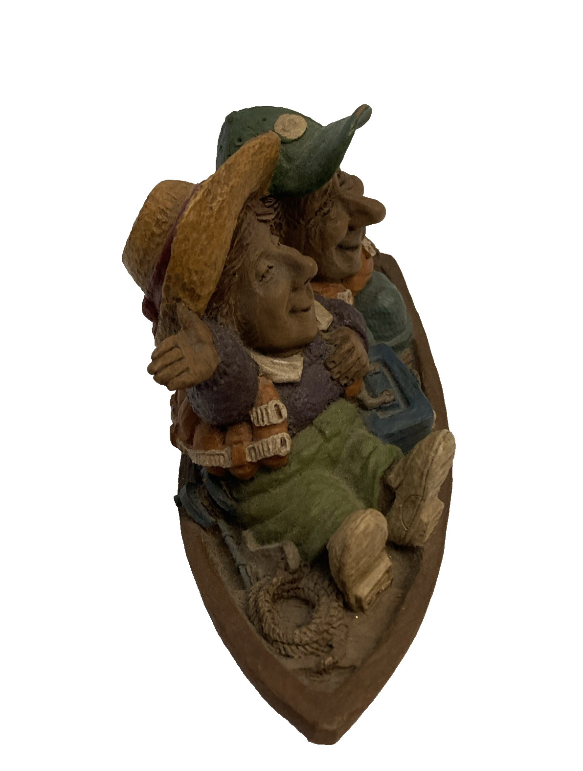 Cairn Studios Humorous Goin Fishin’ Clay Sculpture By Lee Sievers #8023 thumbnail 5