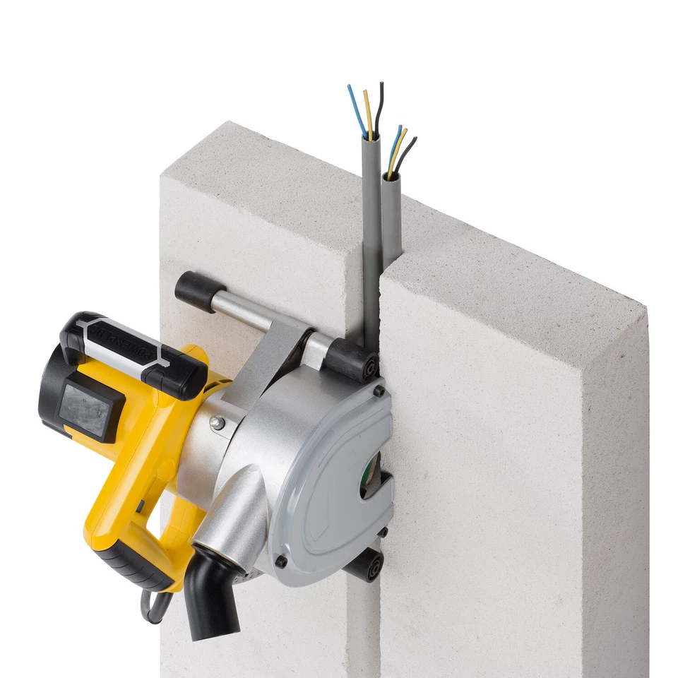 Mauernutfräse Schlitzfräser Wandschlitzer 1800 W + 6 Trennscheiben 150 mm Koffer - Bild 4 von 4