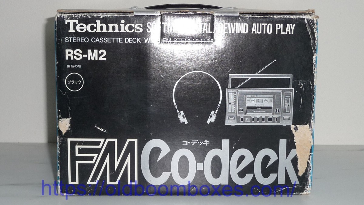 【稀少品】Technics RS-M2 FM CO-DECK Brand New TECHNICS RS-M2 Stereo Cassette FM Co-DECK | eBay