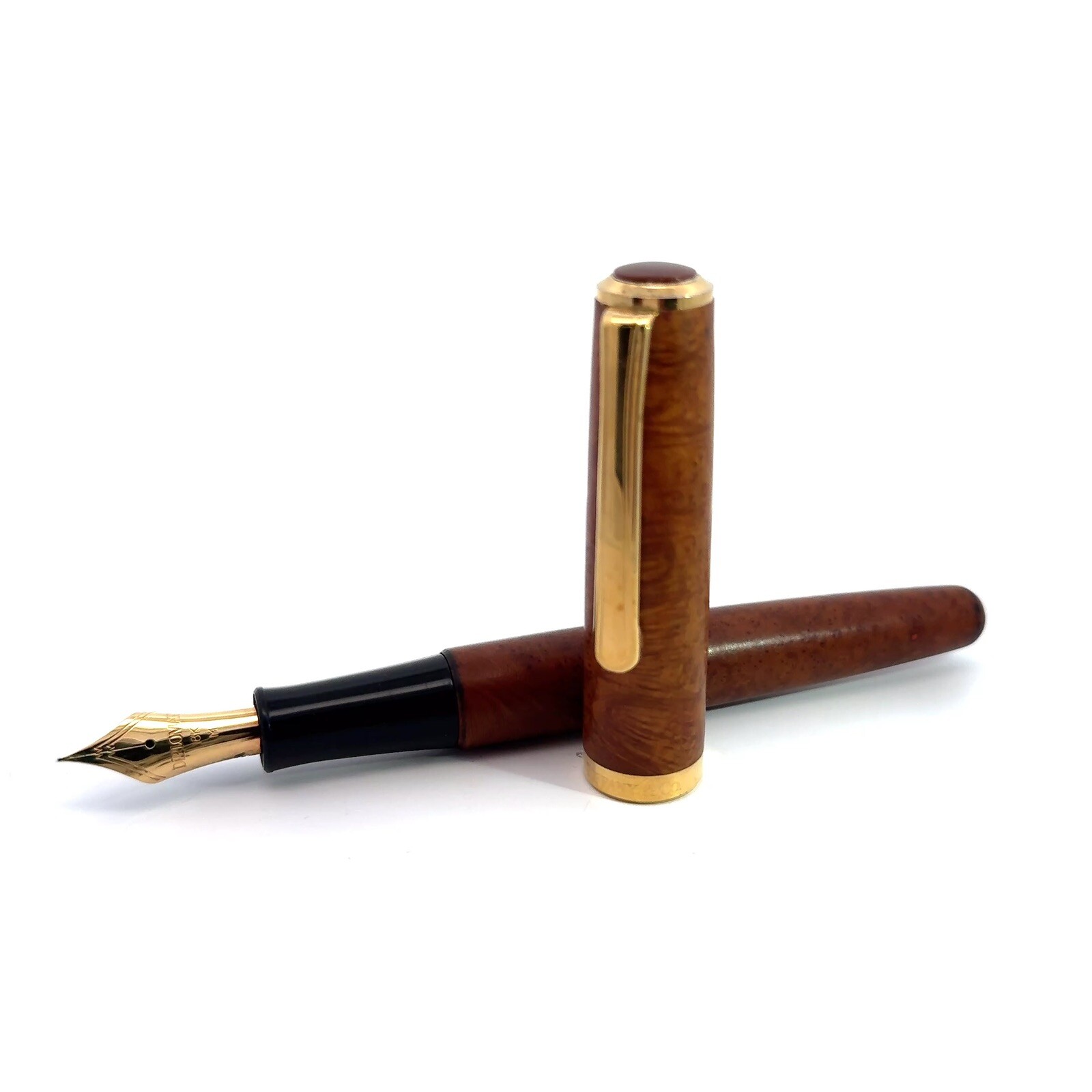 West Germany Tiffany & Co. x Diplomat Brier Wood 18K Fountain Pen