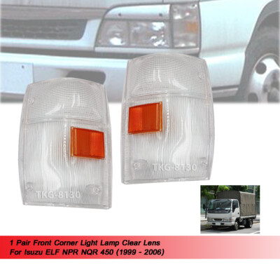 Clear Corner Light Lamp Lens Fit Isuzu ELF NPR NQR 450 1999 - 2004 2005 2006