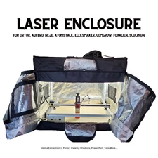 xTool D1 Laser Enclosure Tent For Smoke Control & Eye Protection