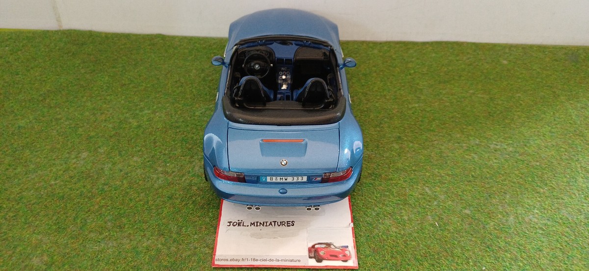 BURAGO - 1 /24 - BMW Z3 Roadster Cabriolet 1996 Transformée (rouge,noire et metal vernis
