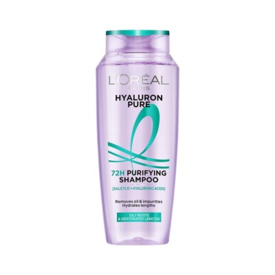 L’Oréal Paris Hyaluron Pure économies 72H Purifying Shampoo with Salicylic Acid (340ml) FS