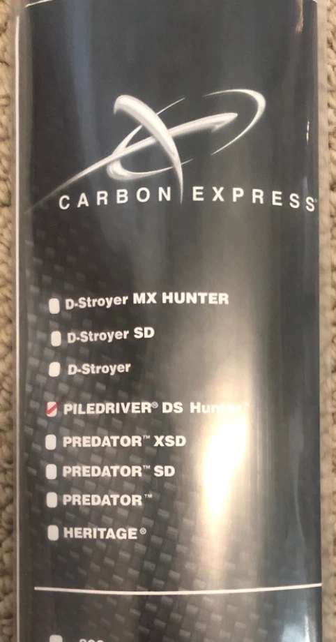 12 Carbon Express Piledriver DS Hunter Arrow Shafts - 250 SPINE, Camo, MPN 50863 - Image 3 of 4