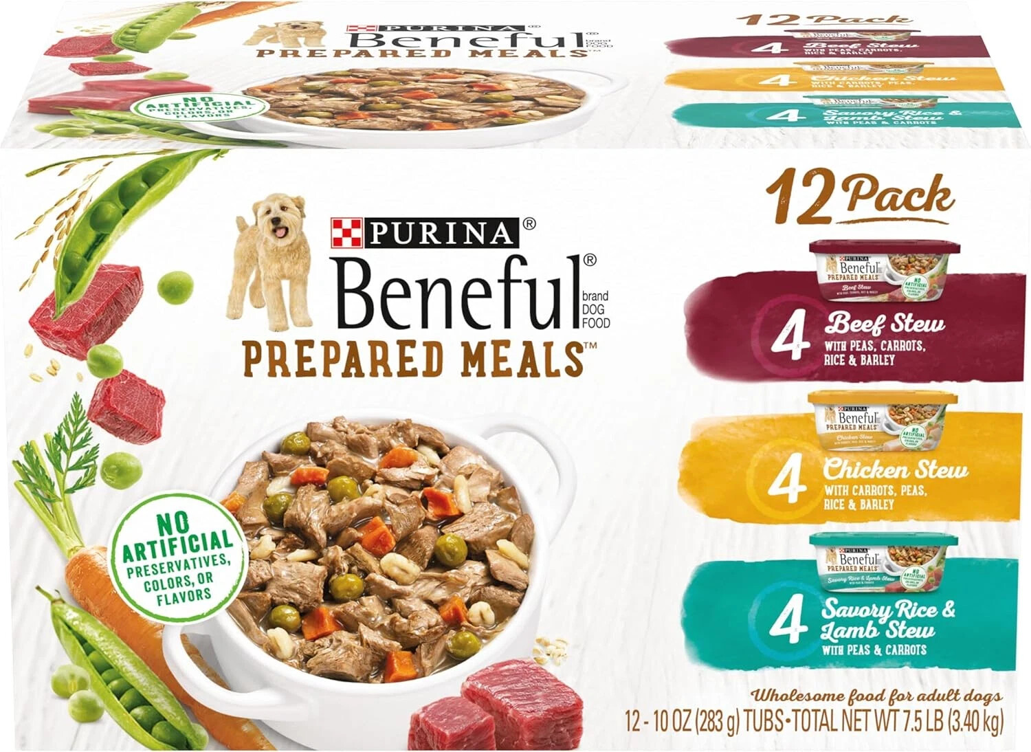 Variety Pack, Prepared Meals Stew - (12) 10 Oz