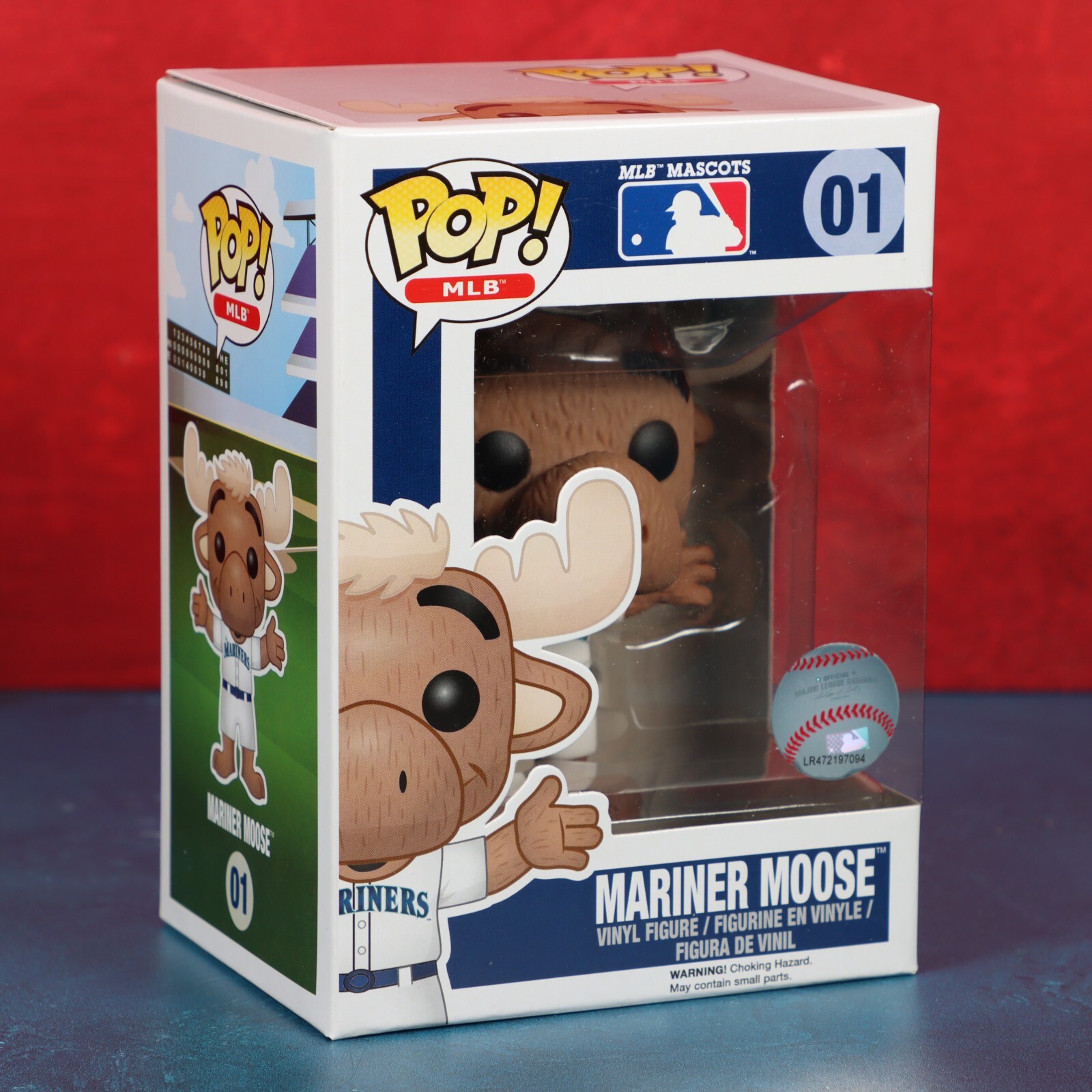 Funko Pop Vinilo Mlb 01 Seattle Mariner Alce Mascota 2014 Con Protector